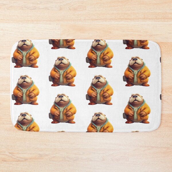 Item preview, Cute Walrus in Jacket designed and sold by Sillytoe.
