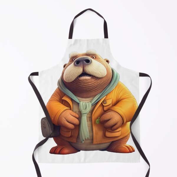 Item preview, Cute Walrus in Jacket designed and sold by Sillytoe.