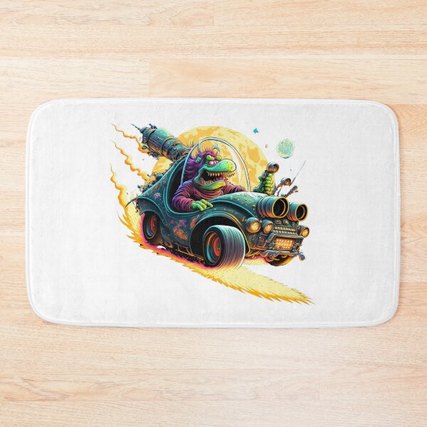 Item preview, Alien Hot Rod in Space designed and sold by Sillytoe.
