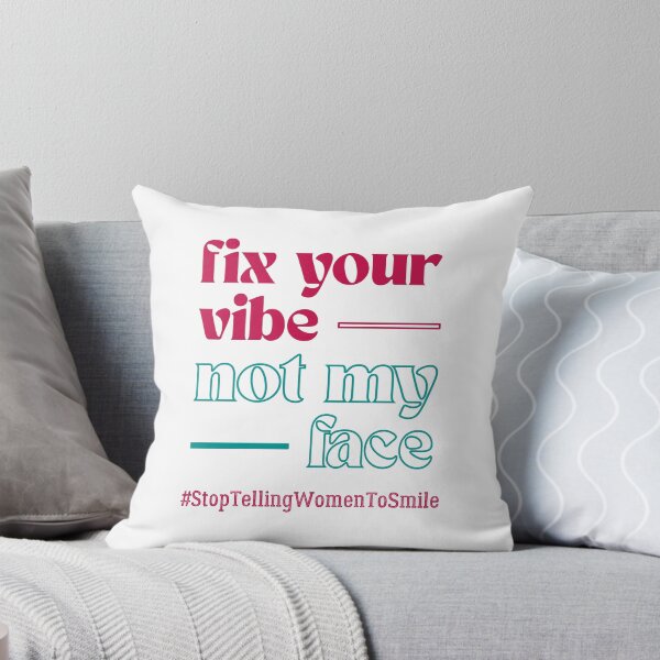 Item preview, Fix Your Vibe, Not My Face – Bold Feminist Street Harassment designed and sold by ObsidianDaz.