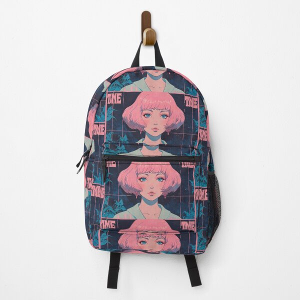 Item preview, Vintage Anime Magazine Cover Art – Pink Bob Aesthetic Girl designed and sold by KiraChie.