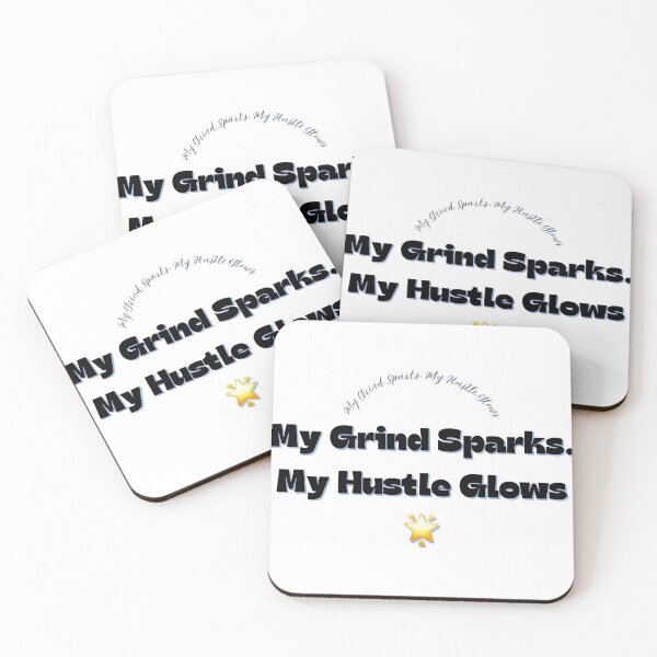 Item preview, My Grind Sparks My Hustle Glows – Welder T-Shirt for Blue Collar Metalworkers & Welding Pros designed and sold by IronMade Apparel.