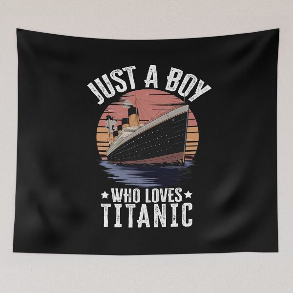 Item preview, Titanic Boy Loves Titanic - Titanic Boy Design for Men Boys designed and sold by farhanhafeez.