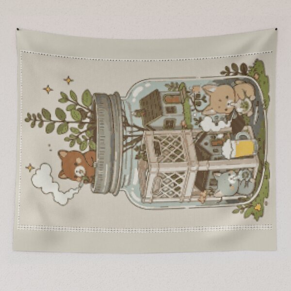 Item preview, Rainborough Crew Cross Stitch: Calming Cannabis designed and sold by Mkicrattzzi.