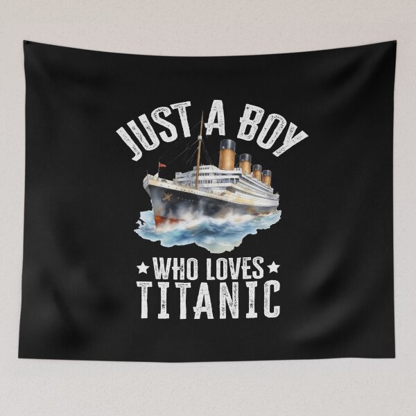 Item preview, Titanic Boy Loves Titanic - Titanic Boy Design for Men Boys designed and sold by farhanhafeez.