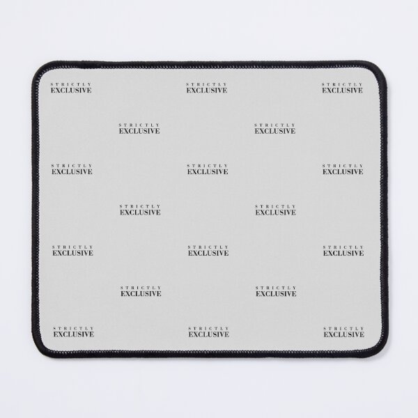 Item preview, Strictly Exclusive™ | Platinum Grey - Signature Collection | Minimalist Typography designed and sold by Rasamore™ Studios | Minimalist Art.