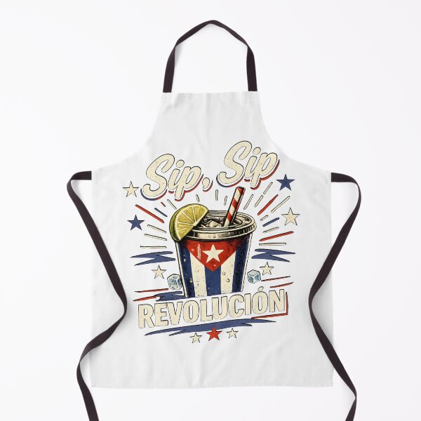 Item preview, Sip, Sip Revolution – Cuban Retro Style Graphic Design designed and sold by YanitaTF.