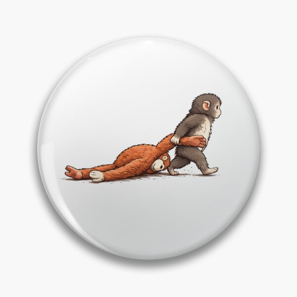 Item preview, Punch-kun Monkey Design designed and sold by pinkerverse.