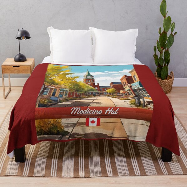 Aperçu de l'œuvre Voyage à Medicine Hat, Canada créée et vendue par Thistle-TShop.