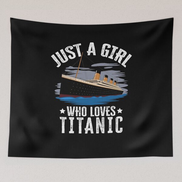 Item preview, Just Girl Who Loves Titanic Girl Titanic Design for Women designed and sold by farhanhafeez.