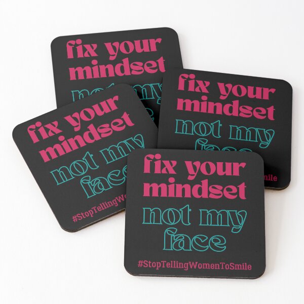Item preview, Fix Your Mindset, Not My Face – Bold Feminist Street Harassment designed and sold by ObsidianDaz.