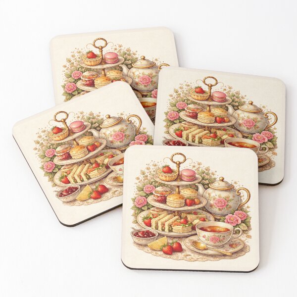 Item preview, English Afternoon Tea designed and sold by Myra365Art.
