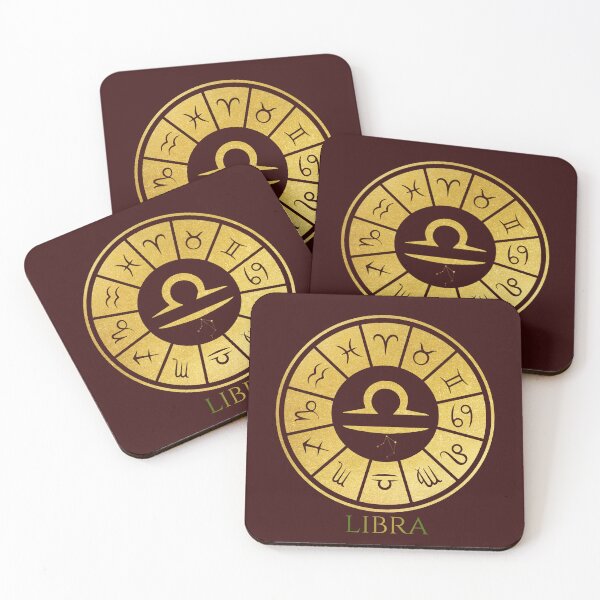 Item preview, Libra Zodiac Sign - Gold Minimalist Astrology Symbol designed and sold by VelaStudioCo.