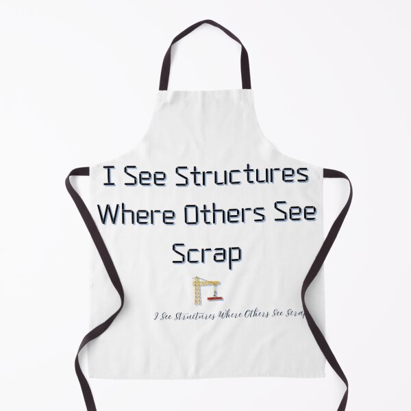 Item preview, I See Structures Where Others See Scrap – Welder Pride T-Shirt for Metal Fabricators & Steel Builders designed and sold by IronMade Apparel.