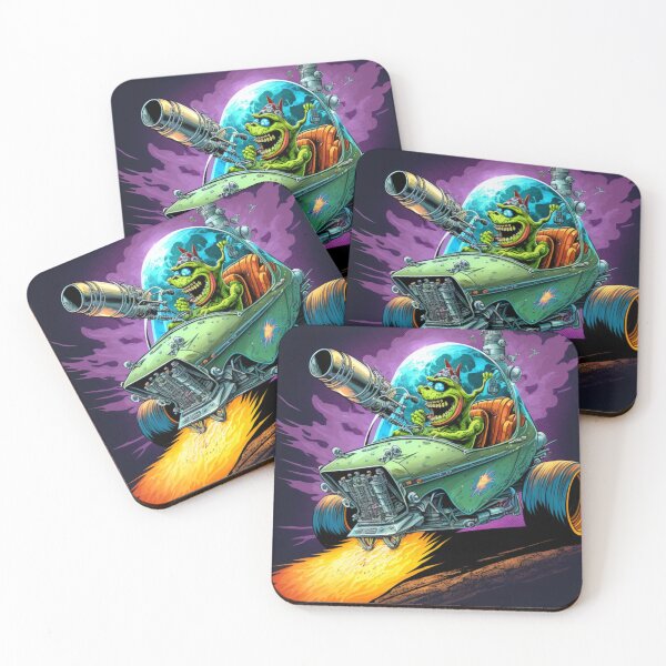 Item preview, Alien Tank Hot Rod designed and sold by Sillytoe.