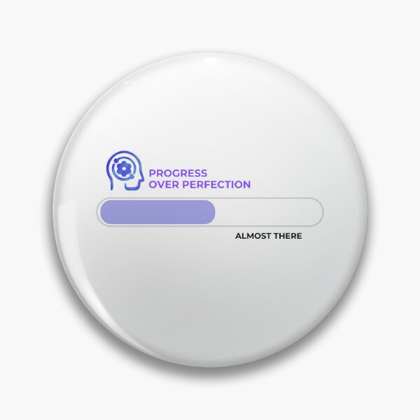 Item preview, Progress Over Perfection - Aesthetic Loading Bar Minimalist designed and sold by Jira-Indejang.