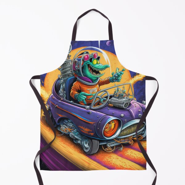 Item preview, Alien Hot Rod Racer designed and sold by Sillytoe.