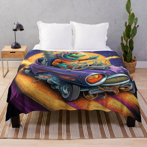Item preview, Alien Hot Rod Racer designed and sold by Sillytoe.