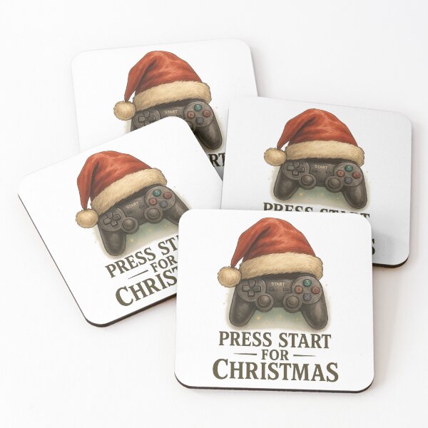 Item preview, Funny Gaming Christmas Shirt – Press Start for Xmas designed and sold by Kaat-Traktaat.