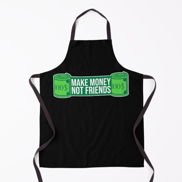 Item preview, Make Money Not Friends Hustle Grind Quote Logo designed and sold by shirt-o-mat.
