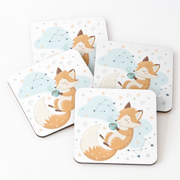 Item preview, Celestial Tea Fox designed and sold by Neural-canvas.