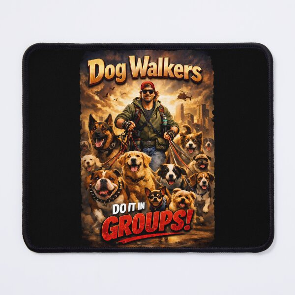 Item preview, Dog Walkers Do It In Groups designed and sold by MarkColeImaging.