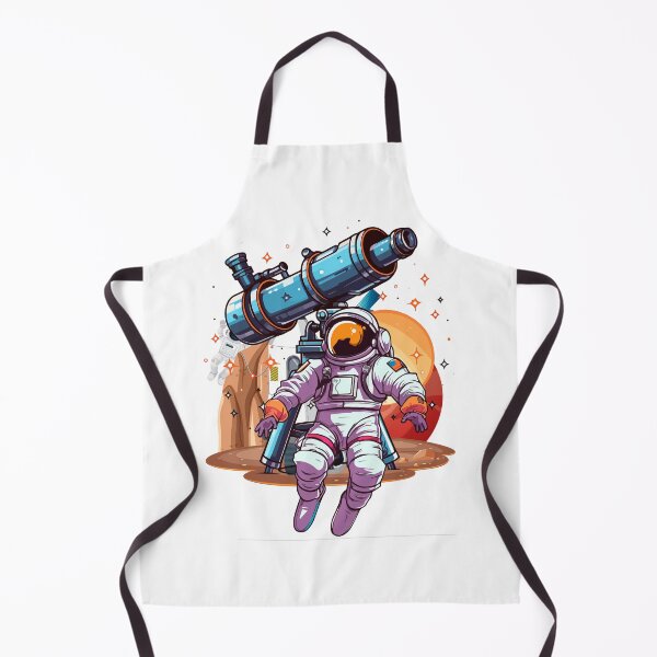 Item preview, Astronaut With Telescope Space designed and sold by yuki-hana.