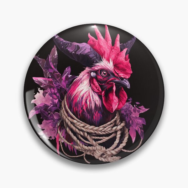 Item preview, Crimson Shibari Rooster Dark Art designed and sold by Anastasiia Yurevych.