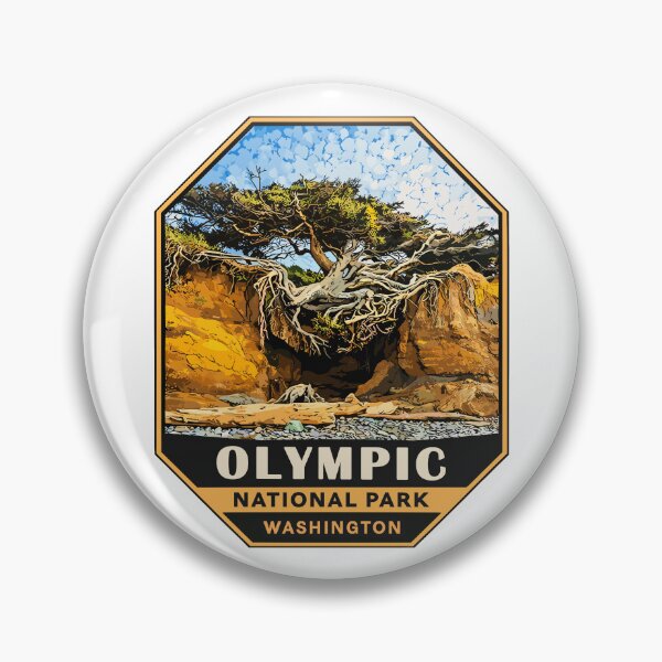 Item preview, Olympic National Park Sticker, Washington Poster designed and sold by Gideon Emmerich.