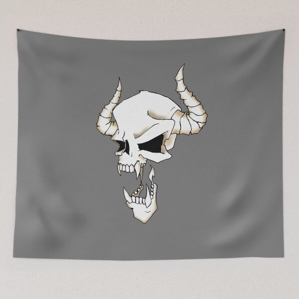 Item preview, Devil skull designed and sold by total meltdown art.
