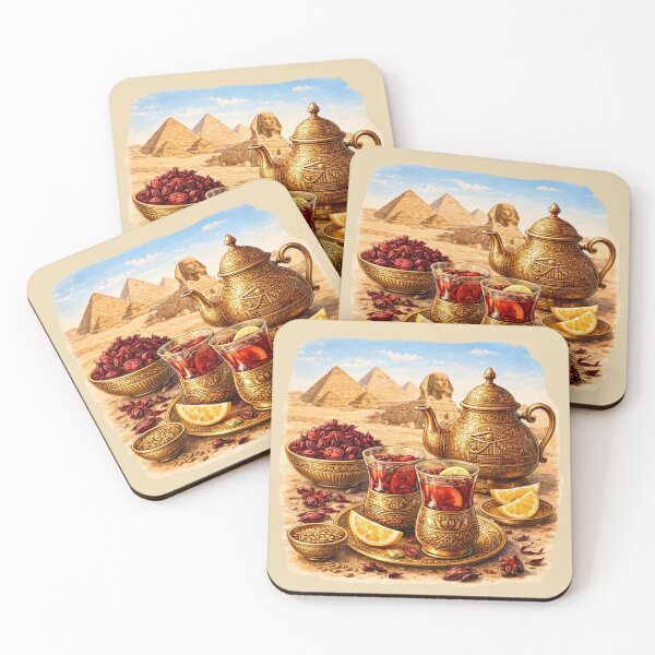 Item preview, Egypt Hibiscus Tea - Vintage Teacups designed and sold by Myra365Art.