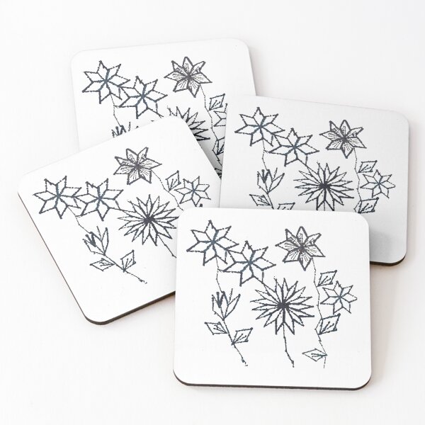 Item preview, Inky Flowers designed and sold by Seeyouspoon.