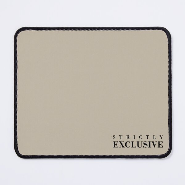 Item preview, Strictly Exclusive™ | Warm Stone - Heavyweight Collection | Minimalist Typography designed and sold by Rasamore™ Studios | Minimalist Art.