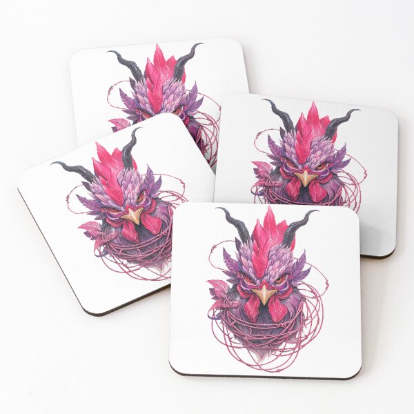 Item preview, Demonic Shibari Rooster Portrait designed and sold by Anastasiia Yurevych.
