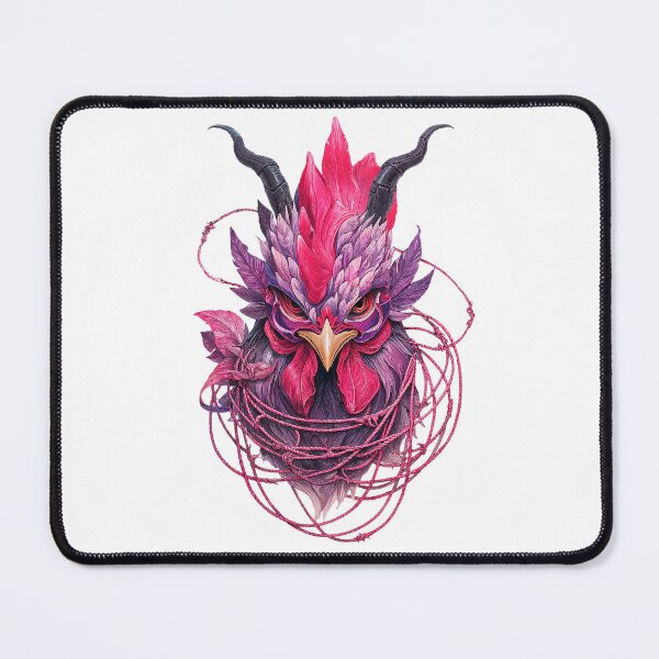 Item preview, Demonic Shibari Rooster Portrait designed and sold by Anastasiia Yurevych.