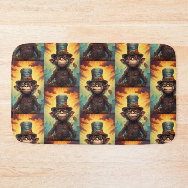 Item preview, Steampunk Chimpanzee Portrait designed and sold by Sillytoe.