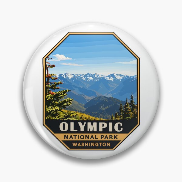 Item preview, Olympic National Park Sticker, Washington Poster designed and sold by Gideon Emmerich.