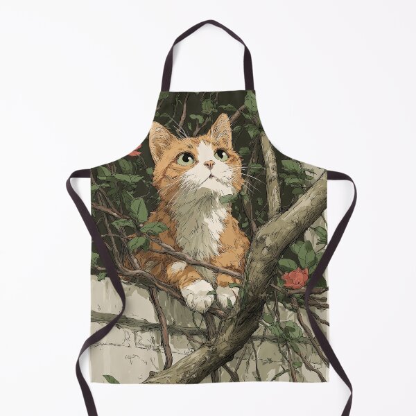 Item preview, Vintage Cat Florals designed and sold by Whimsy-Glim.