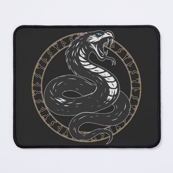 Item preview, Serpent with nordic runes designed and sold by MattC_Design.