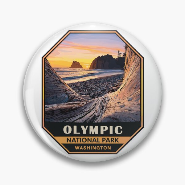 Item preview, Olympic National Park Sticker, Washington Poster designed and sold by Gideon Emmerich.