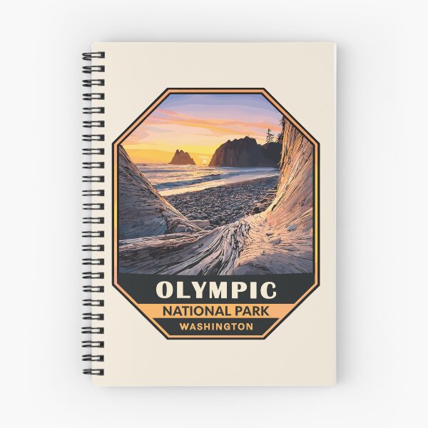 Item preview, Olympic National Park Sticker, Washington Poster designed and sold by Gideon Emmerich.