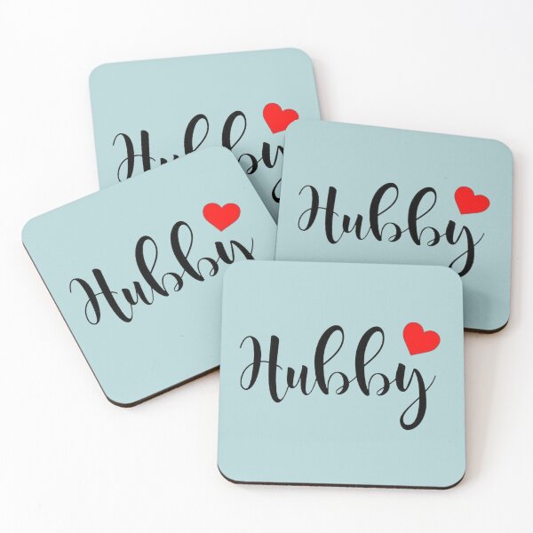 Item preview, Minimalist Hubby Gift - Cute Cursive Heart Design designed and sold by GunnuDesigns.