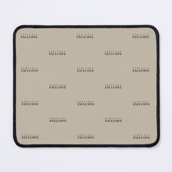 Item preview, Strictly Exclusive™ | Warm Stone - Signature Collection | Minimalist Typography designed and sold by Rasamore™ Studios | Minimalist Art.