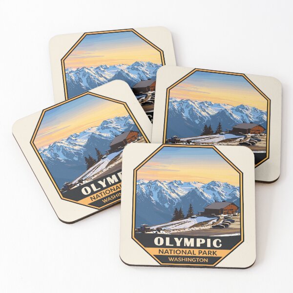 Item preview, Olympic National Park Magnet, Washington Poster, Olympic National Park Sticker designed and sold by Gideon Emmerich.