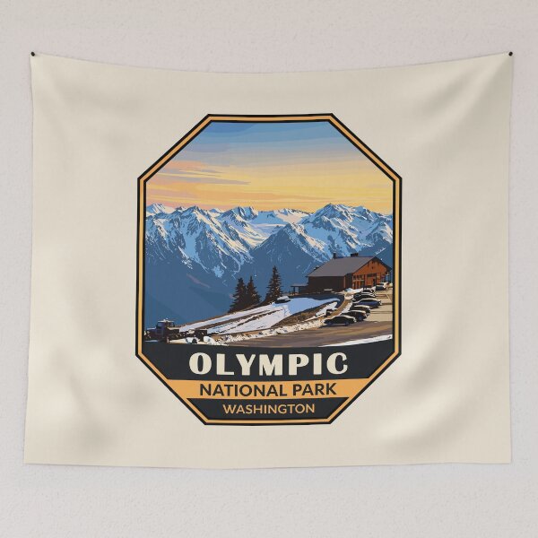 Item preview, Olympic National Park Magnet, Washington Poster, Olympic National Park Sticker designed and sold by Gideon Emmerich.