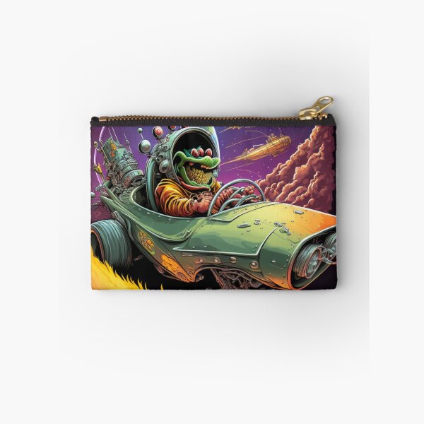 Item preview, Alien Hot Rod in Space designed and sold by Sillytoe.