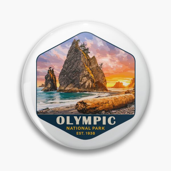 Item preview, Olympic National Park Sticker, Washington Poster designed and sold by Gideon Emmerich.