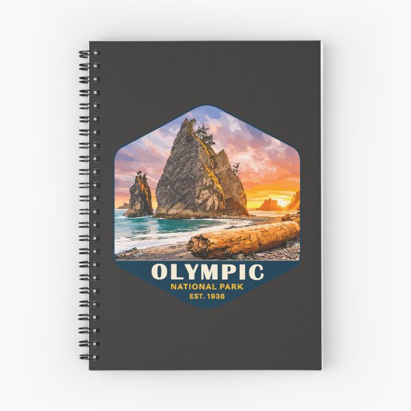 Item preview, Olympic National Park Sticker, Washington Poster designed and sold by Gideon Emmerich.