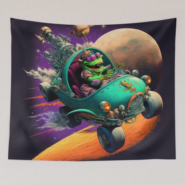 Item preview, Alien Space Roadster designed and sold by Sillytoe.
