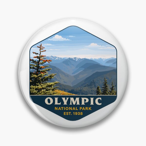 Item preview, Olympic National Park Sticker, Washington Poster, Olympic T-shirt designed and sold by Gideon Emmerich.